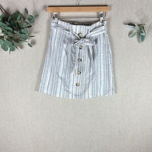 Ragstock > New with Tags Blue Striped Mini Skirt Medium